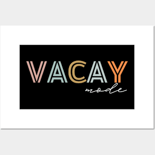 Vacay Mode Vacation, Camping Travel Adventure Lover Posters and Art